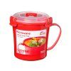Sistema Hrnek na polévku Microwave medium soup mug 656 ml, červená