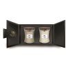 WoodWick dárkový set Fireside, Linen váza střední 2 ks