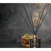 OBSIDIAN BLACK | difuzér s FLOW květinou & tyčinkami | PARFUMIA® | 200 ml